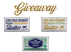 Win 10 Lewis Road Creamery Premium Butter Vouchers