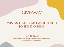 Win $100 E-Gift Card
