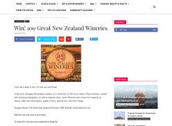 Win 100 Great New Zealand Wineries