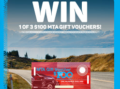 Win $100 MTA Gift Vouchers