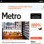 Win $100 to Spend on Converse Sneakers - Metro