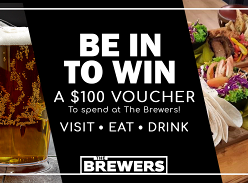 Win $100 voucher from The Brewers