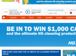 Win $1000 cash and the Ultimate HG Cleaning Product Pack