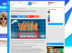 Win $1000 New World Dollars