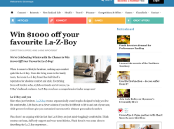 Win $1000 off your favourite La-Z-Boy