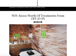 Win $1000 Worth Of Treatments From OFF & ON