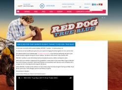 Win $2,000 for your summer holidays thanks to RED DOG: True Blue!