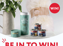 Win 2 K9 Natural Canisters and a Sheepskin Bed