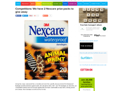 Win 2 Nexcare prize packs