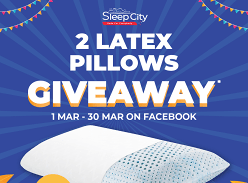 Win 2 of Latex Pillows