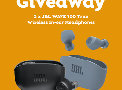 Win 2 pairs of JBL WAVE 100 True Wireless In-ear Headphones