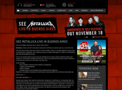 Win 2 tickets to see Metallica play live!