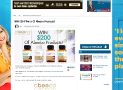 Win $200 worth Of Abeeco Products