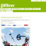 Win $2000 worth of Garden Power Tools