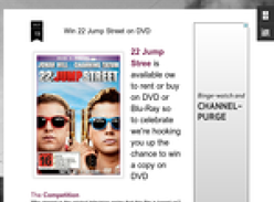 Win 22 Jump Street on DVD