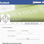 Win $250 to shop Evolu online