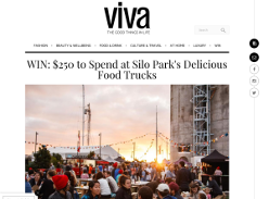 Win $250 to Spend at Silo Park's Delicious Food Trucks
