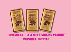 Win 3 Blocks of Whittakers Peanut & Caramel Brittle