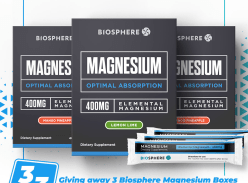 Win 3 boxes of our Magnesium Sachets