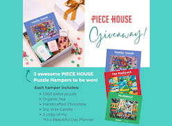 Win 3 Piece House Puzzle Hampers