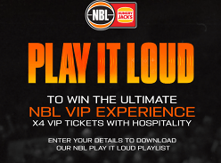 Win 4 VIP Tickets to a Standard in-Season NBL26 Game