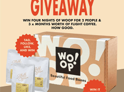 Win 4 X Nights of WOOP and a 3 Month Coffee Subscription