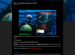 Win 47 Metres Down on DVD