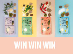 Win a 4x Flavour Bundle of Kiki Seed Crackers