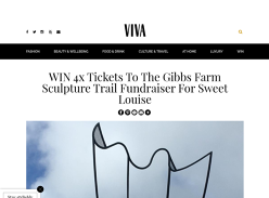 Win 4x Tickets to The Gibbs Farm Sculpture Trail Fundraiser for Sweet Louise