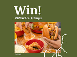 Win $50 voucher with ReBurger