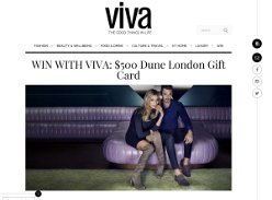 Win $500 Dune London Gift Card