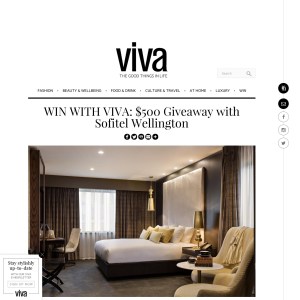 Win $500 Giveaway with Sofitel Wellington