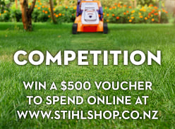 Win $500 Voucher to spend Online to Stihl