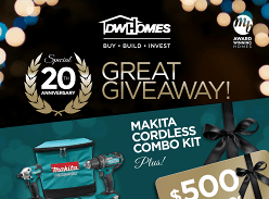 Win $500 worth of Bunnings Vouchers and A Makita Cordless Combo Kit