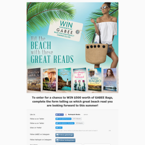 Win $500 worth of GABEE Bags
