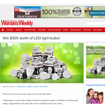 Win $500 worth of LED light bulbs!