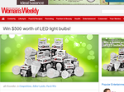 Win $500 worth of LED light bulbs!