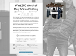 Win 500 worth of Only & Sons Clothing