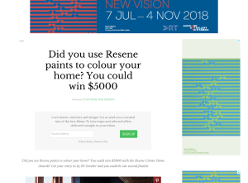 Win $5000 with the Resene Colour Home Awards