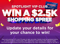 Win a $2.5K Shopping Spree