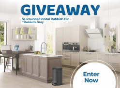 Win 5L Rounded Pedal Rubbish Bin