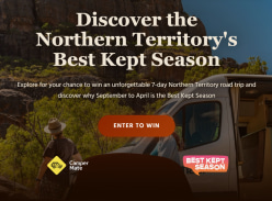Win 1 of 2 7-Day Britz 2WD or 4WD Campervan Hire in the Northern Territory - Camper Mate