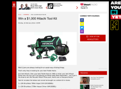 Win a $1,000 Hitachi Tool Kit
