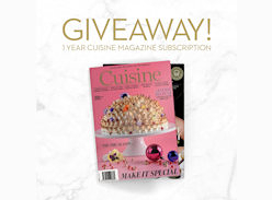 Win a 1-Year Subscription to Cuisine Magazine and $100 Worth of Regal Vouchers