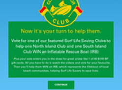Win a $100 BP gift card 