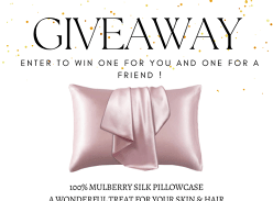 Win a 100% luxury Mulberry Silk Pillowcase