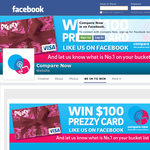 Win a $100 Prezzy Card.   - Compare Now