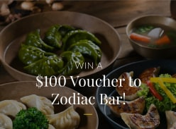Win a $100 voucher to Zodiac Bar Christchurch
