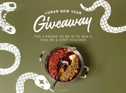 Win a $100 Voucher with Me and Chef