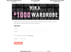 Win a $1000 wardrobe